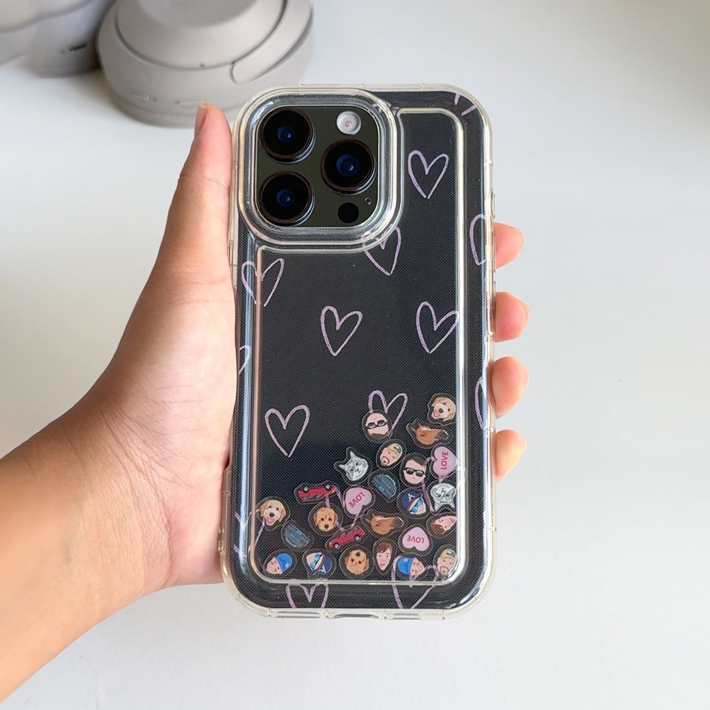 Shaker Case™ with Doodle Love Case Design