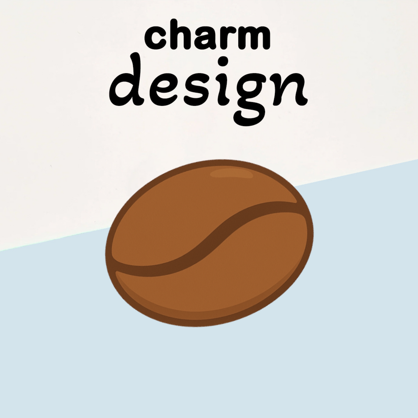 Coffee Bean Charms
