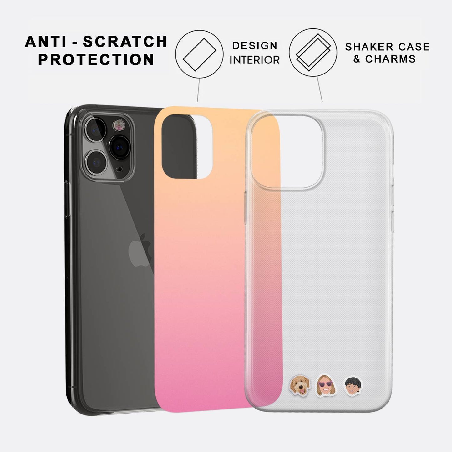 Shaker Case™ with Sunset Sorbet Case Design