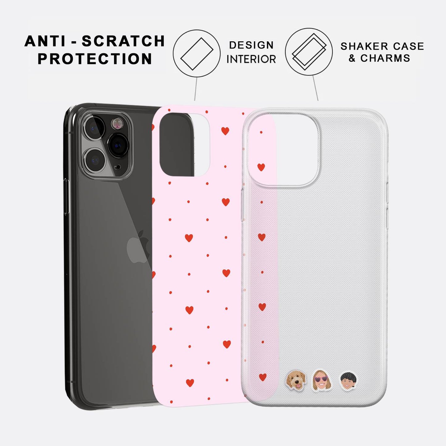 Shaker Case™ with Polka Love Case Design