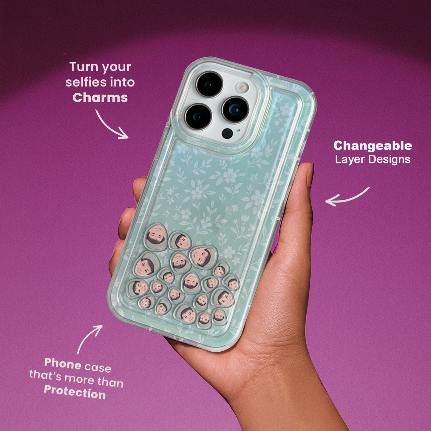 Shaker Case™ with Jungle Tease Case Design