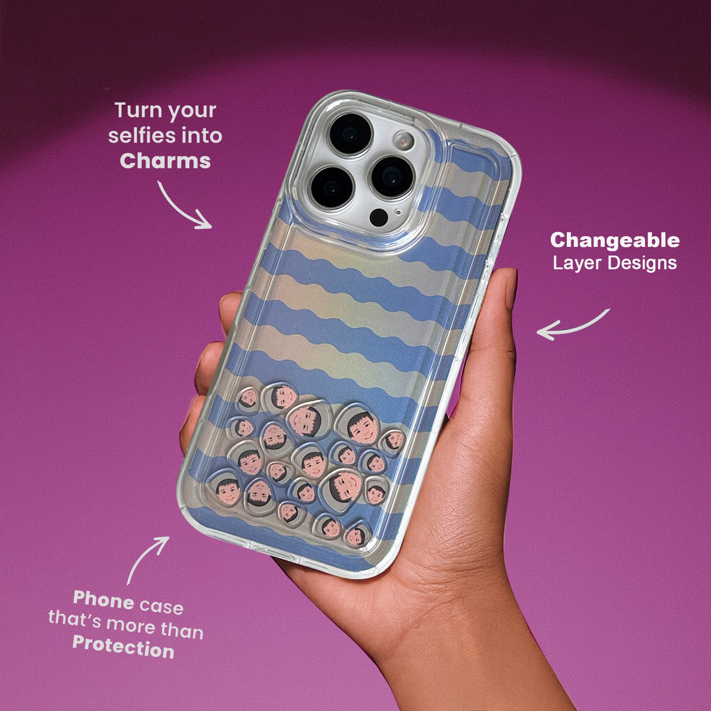 Shaker Case™ with Subtle Surf Case Design