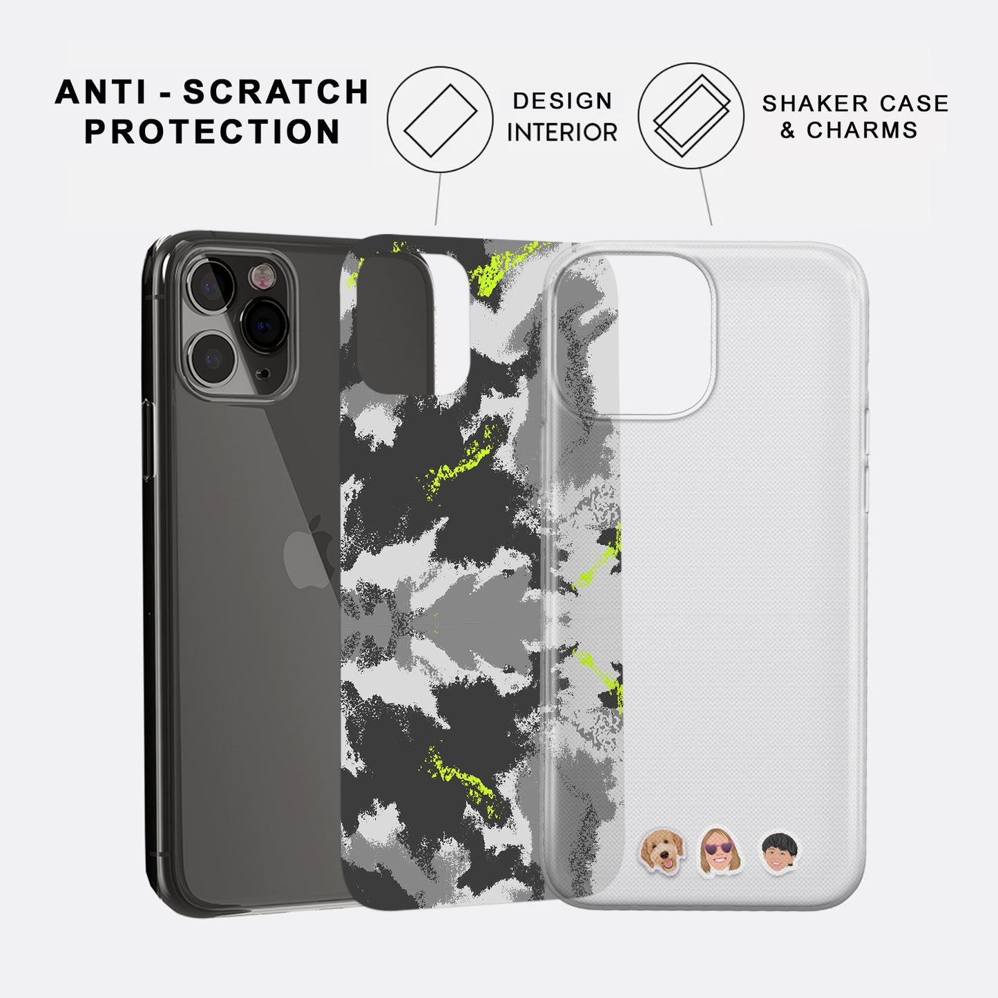Urban Gray & Green Camo | Case Layer