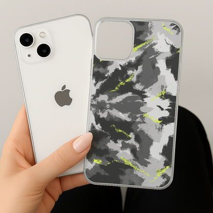 Urban Gray & Green Camo | Case Layer