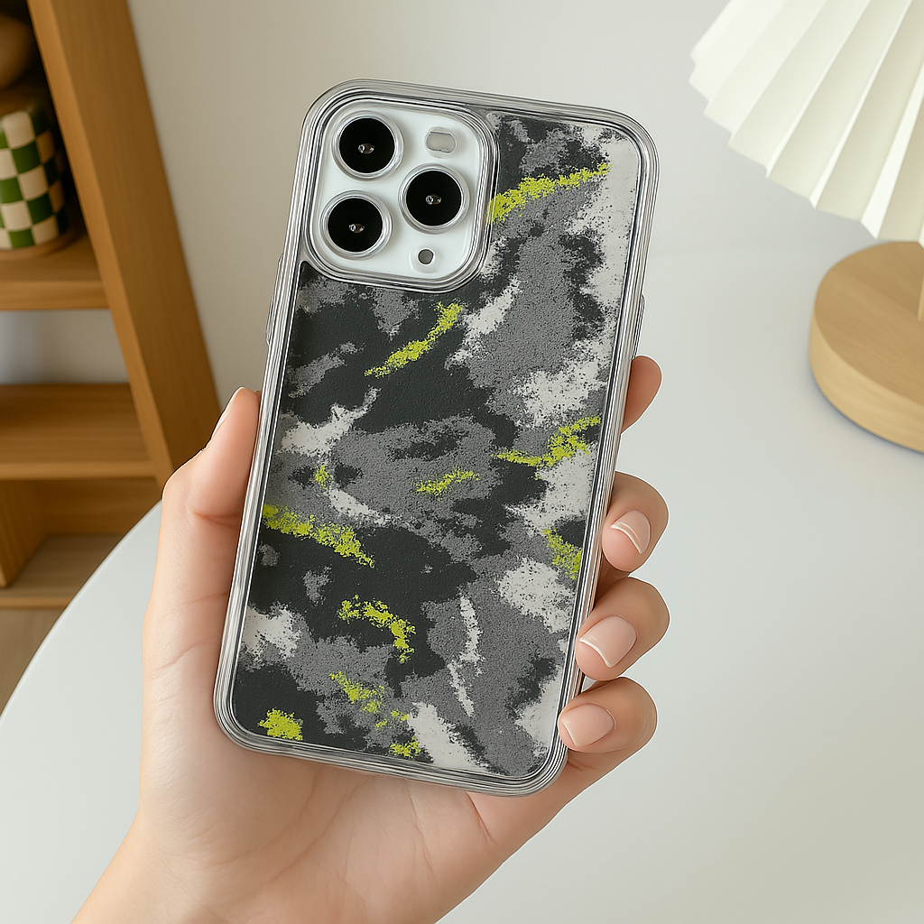 Urban Gray & Green Camo | Case Layer