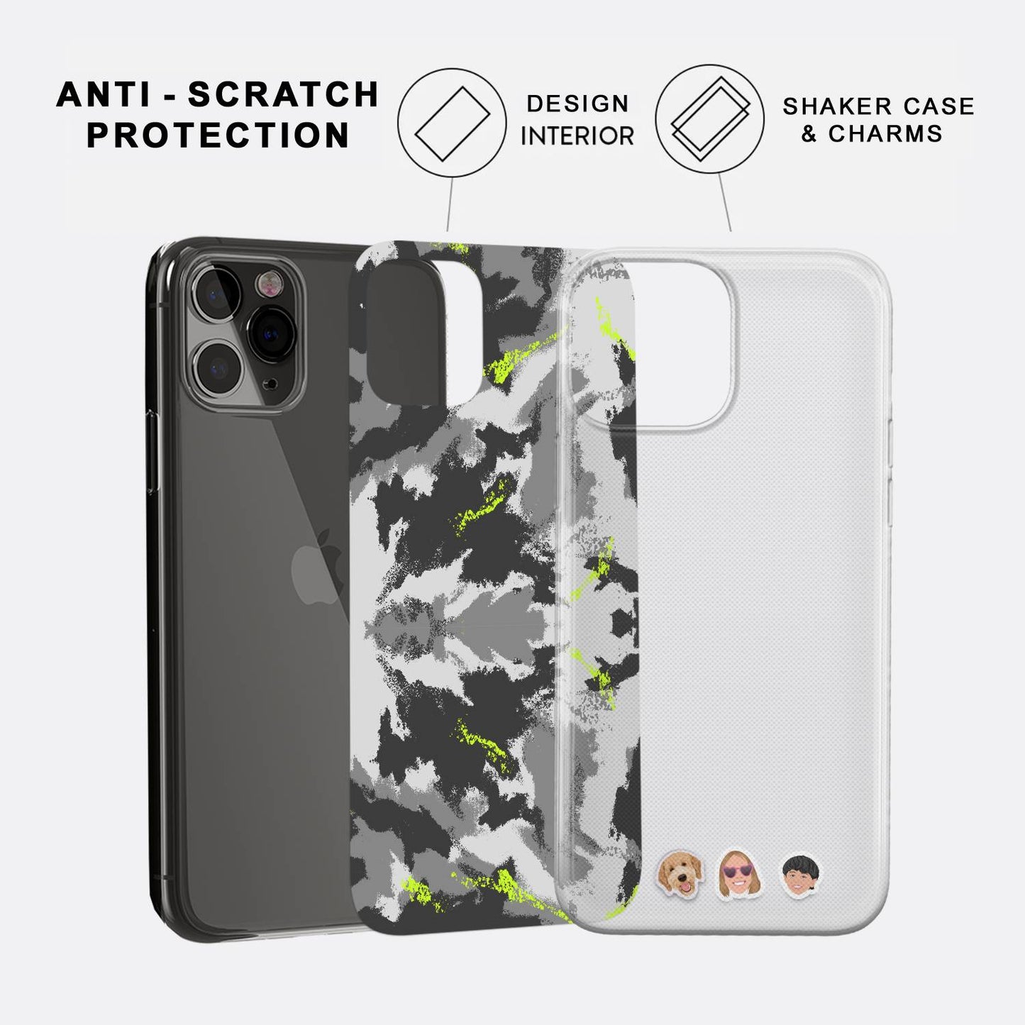 Urban Gray & Green Camo | Case Layer