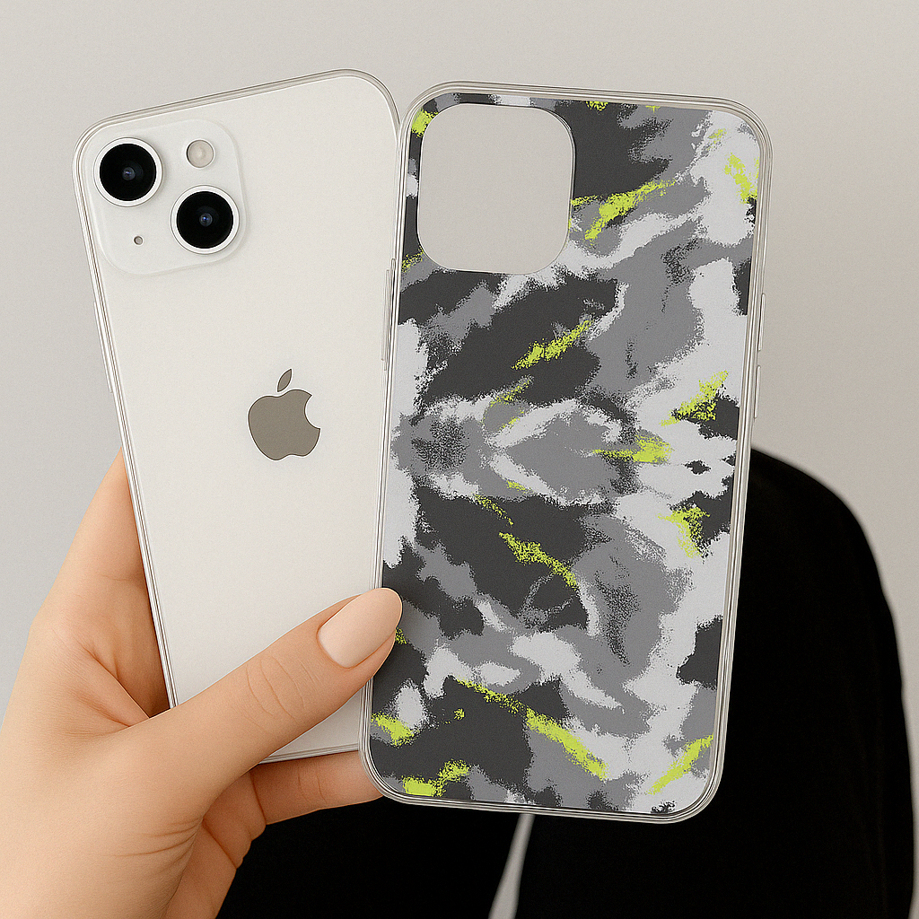 Urban Gray & Green Camo | Case Layer