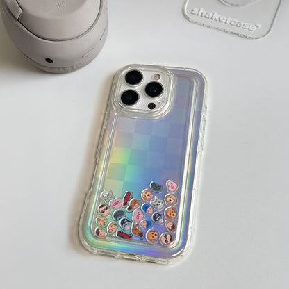 Shaker Case™ with Cotton Candy Grid Case Design