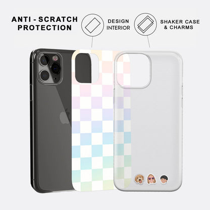 Shaker Case™ with Cotton Candy Grid Case Design