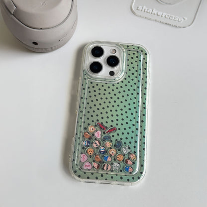 Shaker Case™ with Dotted Jungle Case Design