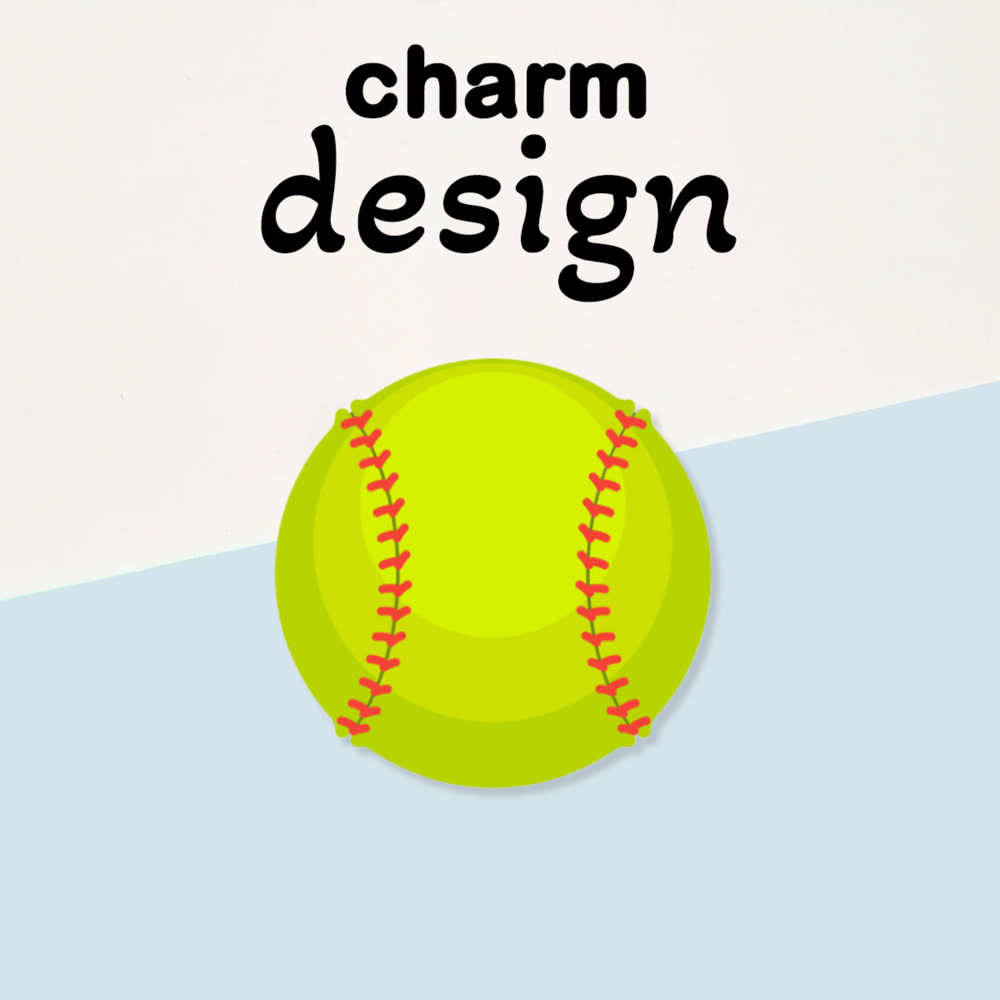 Softball Charms