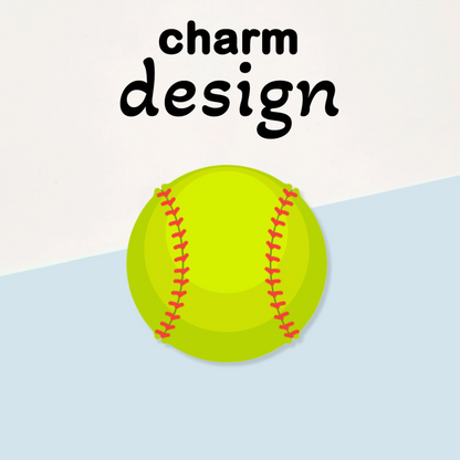 Softball Charms