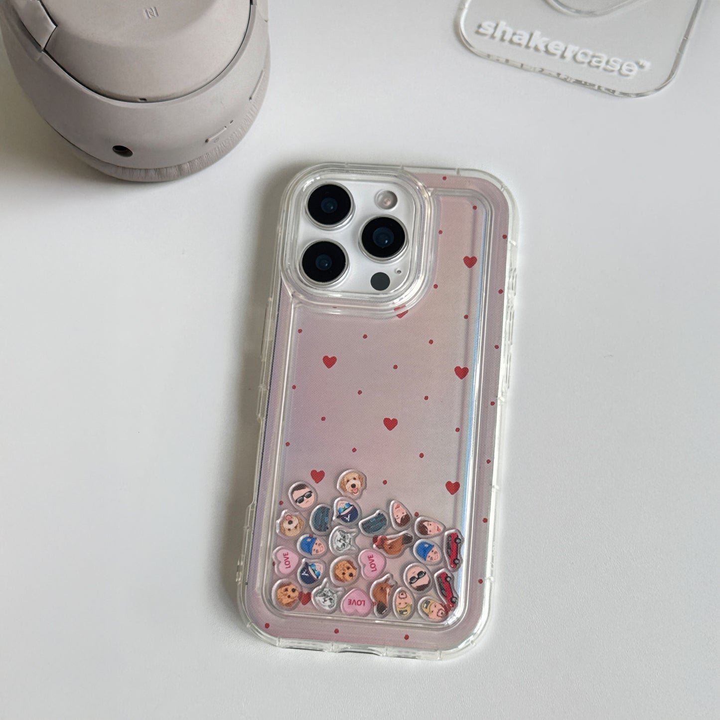 Shaker Case™ with Polka Love Case Design