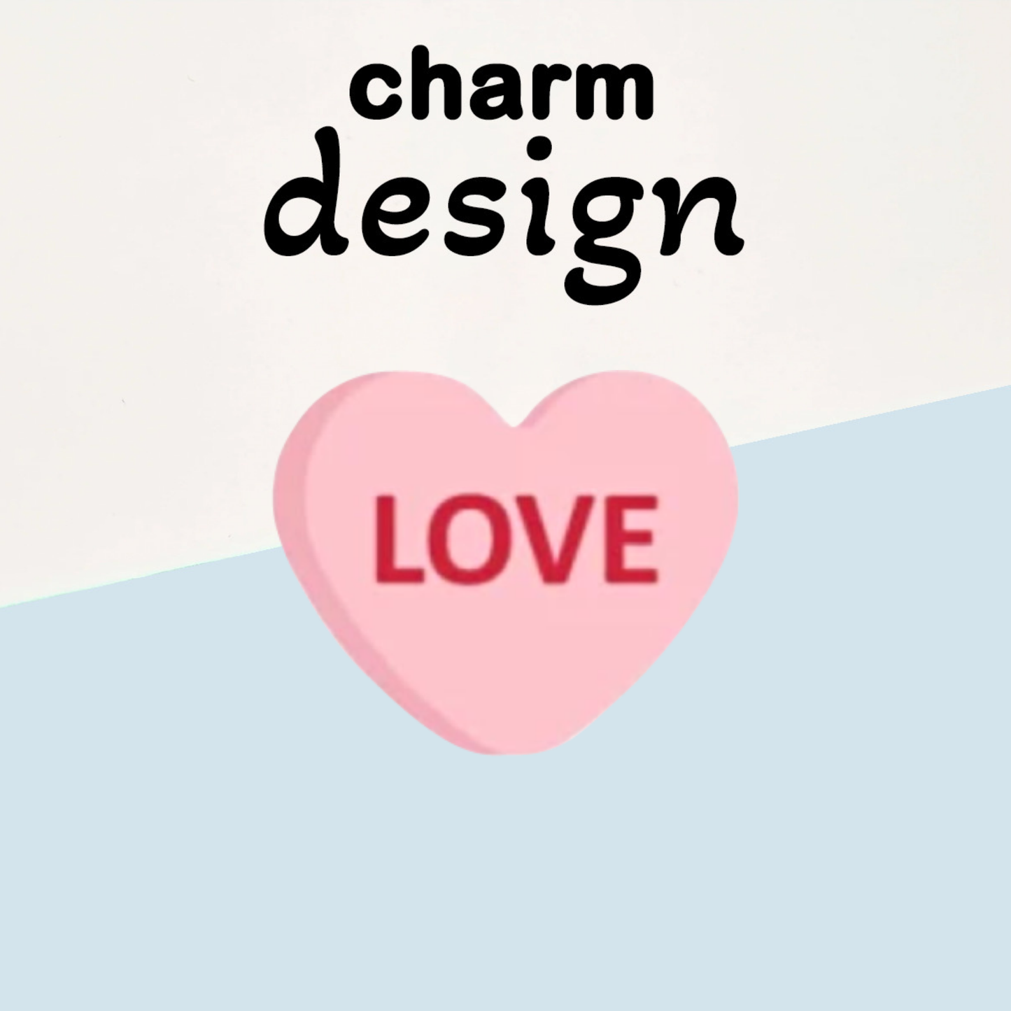 Love Heart Charms