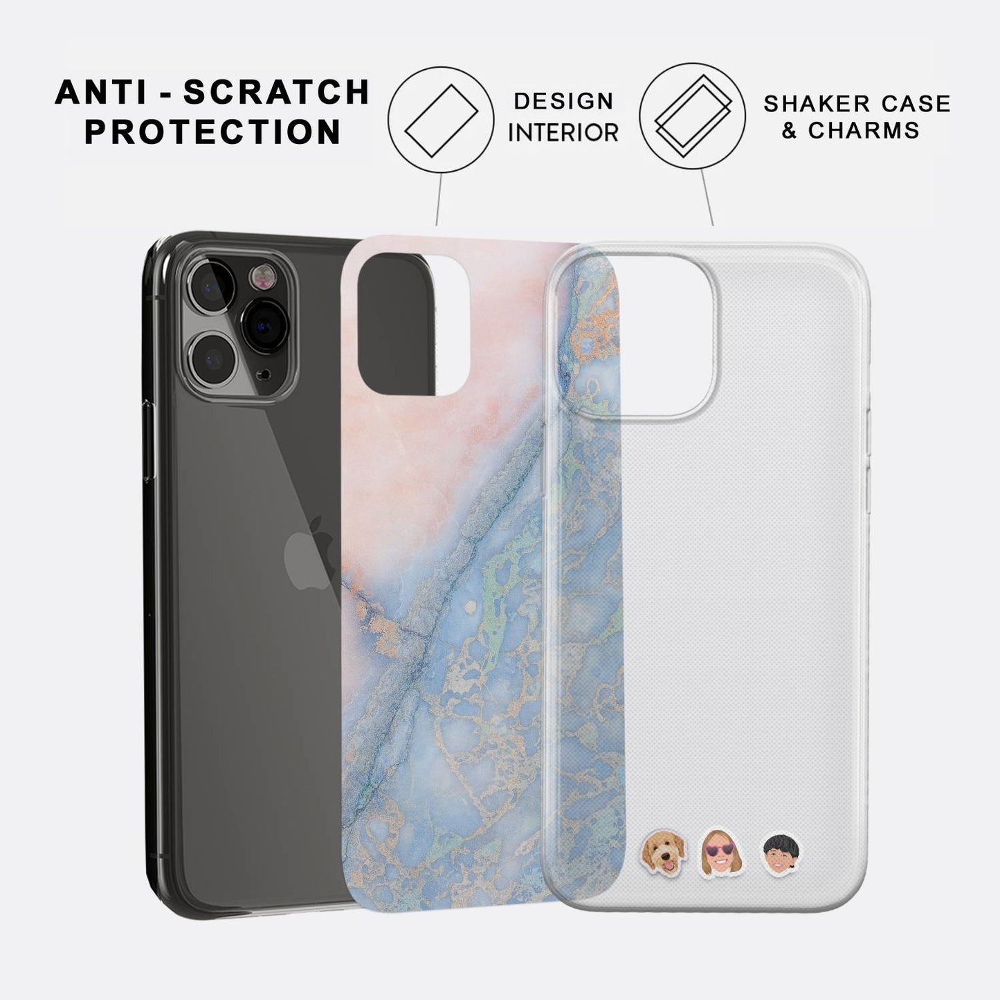 Shaker Case™ with Rose Lagoon Case Design