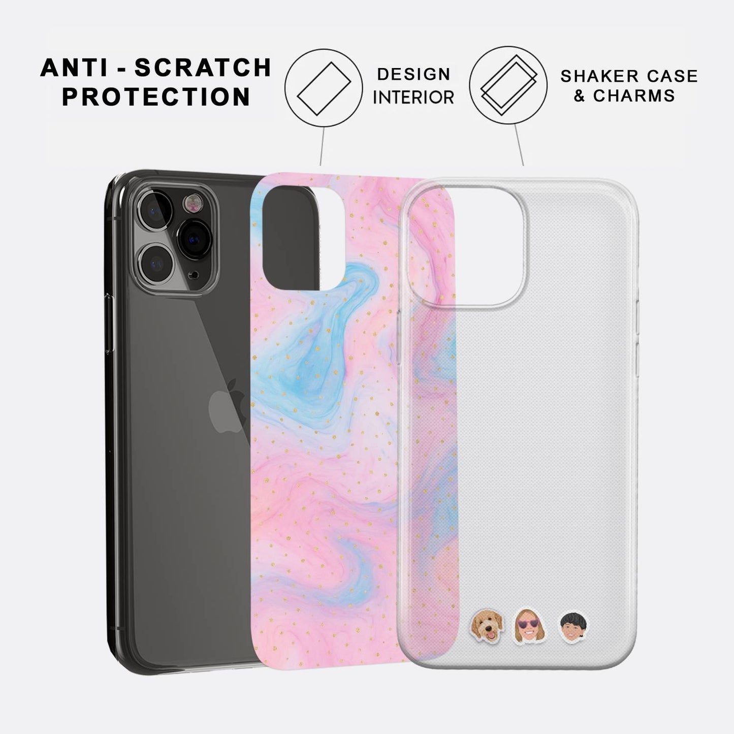 Shaker Case™ with Cotton Candy Galaxy Case Design