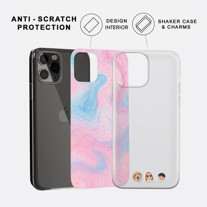 Shaker Case™ with Cotton Candy Galaxy Case Design