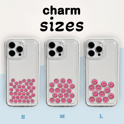 Pink Donut Charms