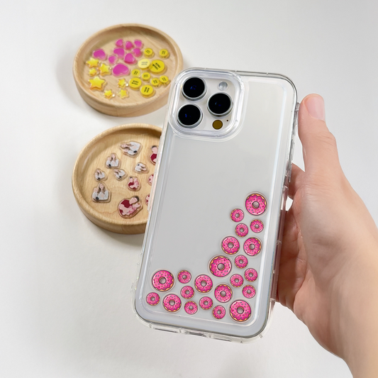 Pink Donut Charms