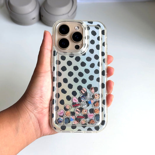 Shaker Case™ with Dotted Darling Case Design