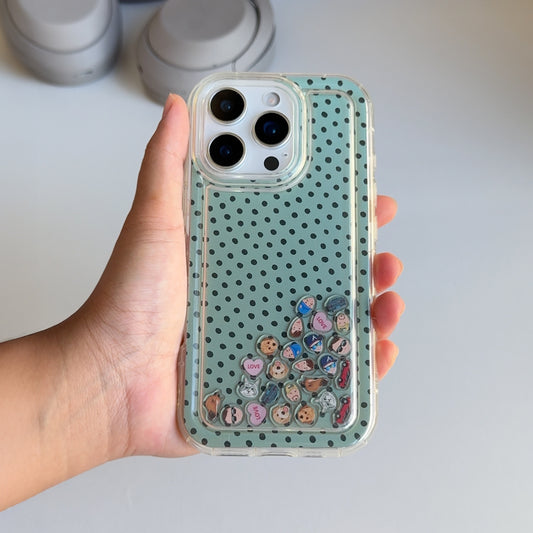 Shaker Case™ with Dotted Jungle Case Design