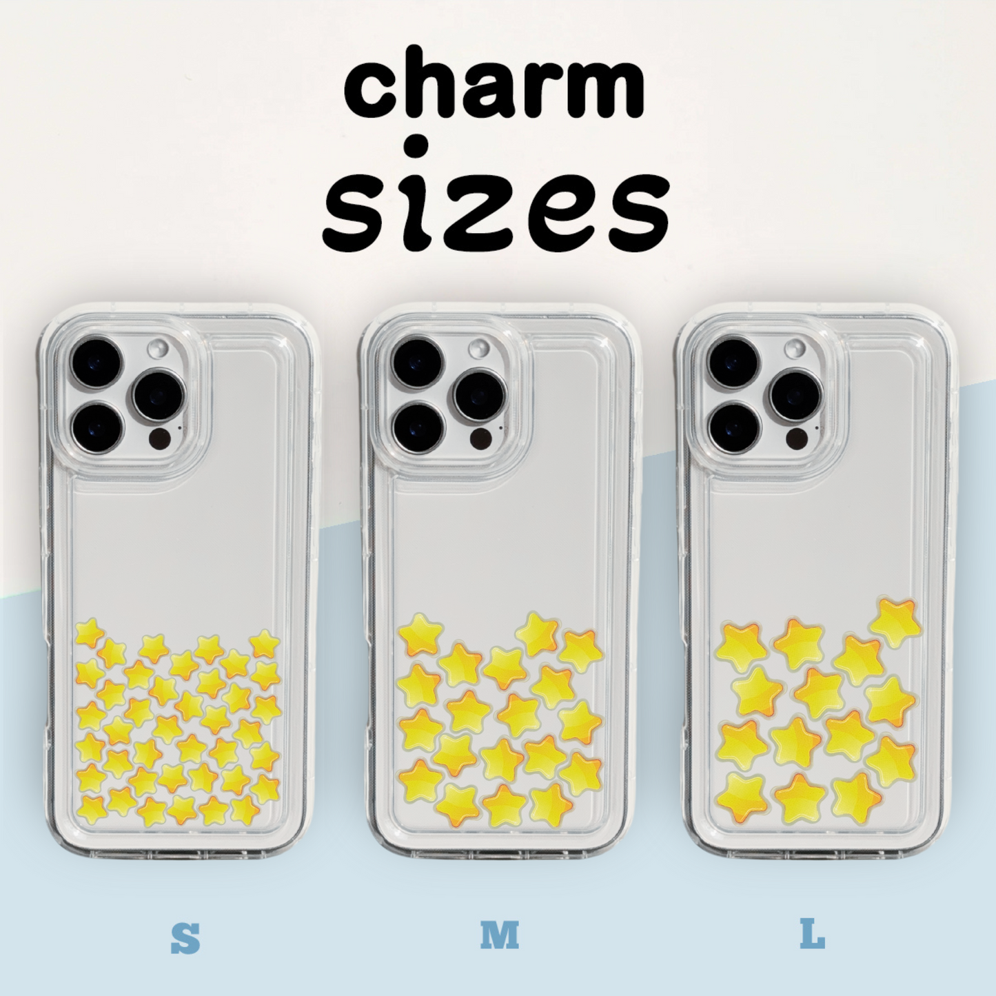 Yellow Star Charms